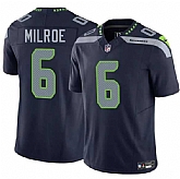 Men & Women & Youth Seattle Seahawks #6 Jalen Milroe Navy 2025 F.U.S.E. Vapor Limited Stitched Jersey,baseball caps,new era cap wholesale,wholesale hats